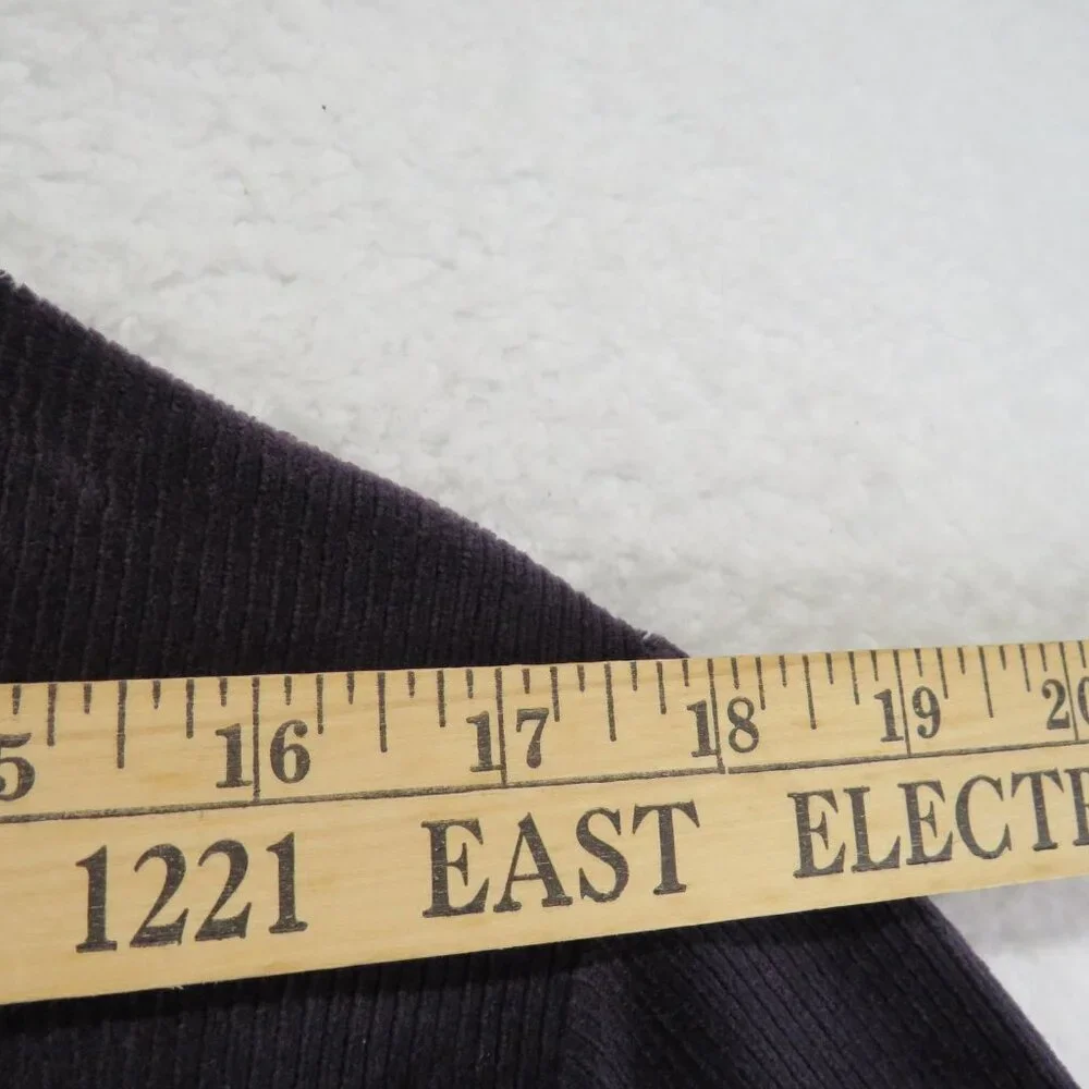 Tommy Hilfiger Jacket Womens Extra Large Navy Corduroy Bomber Full‎ Zip Pockets